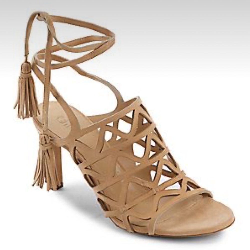 CHLOE Kendal Tassle Trim Sandals - CH27172 - Sz 37